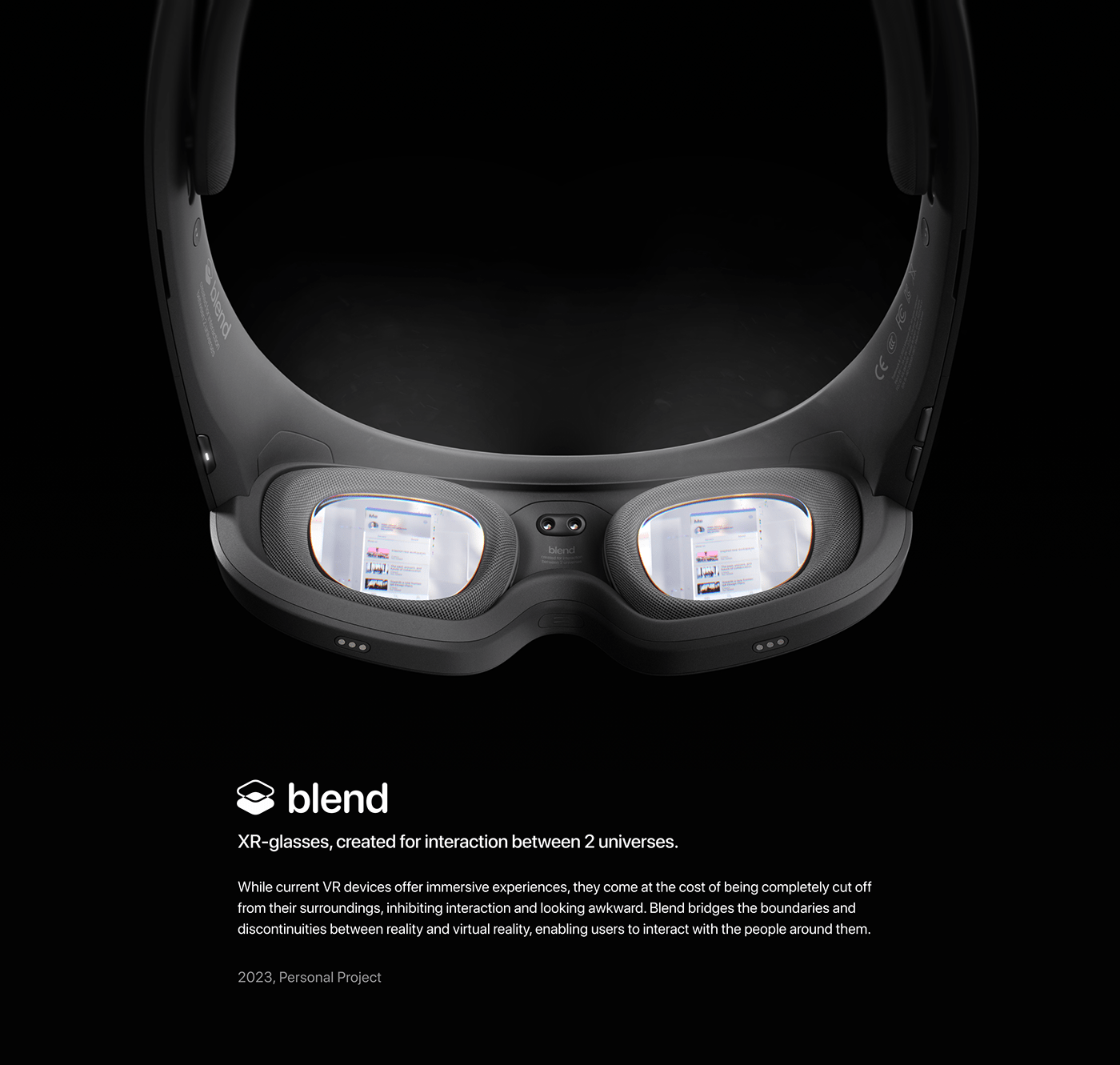 3D augmented reality glasses industrial design  interaction product product design  rendering Virtual reality vr