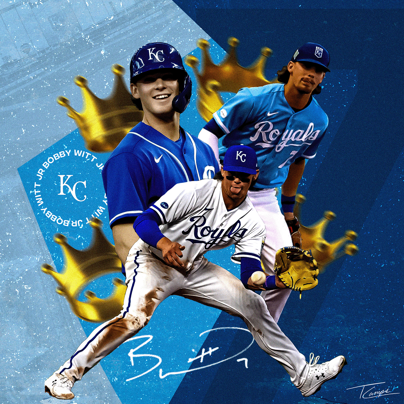 baseball graphic design  mlb Royals SMSports sports Sports Design