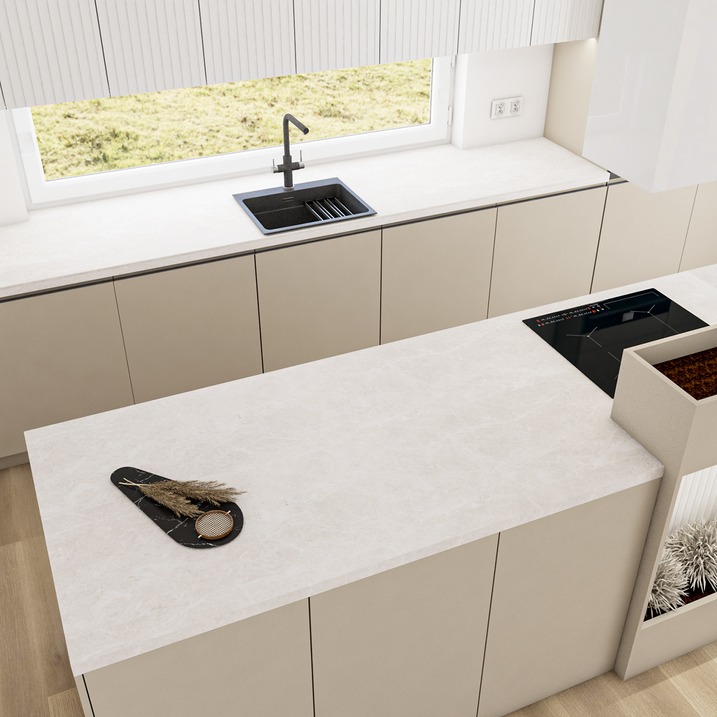 archviz interior design  kitchen kitchen design Render visualization vray