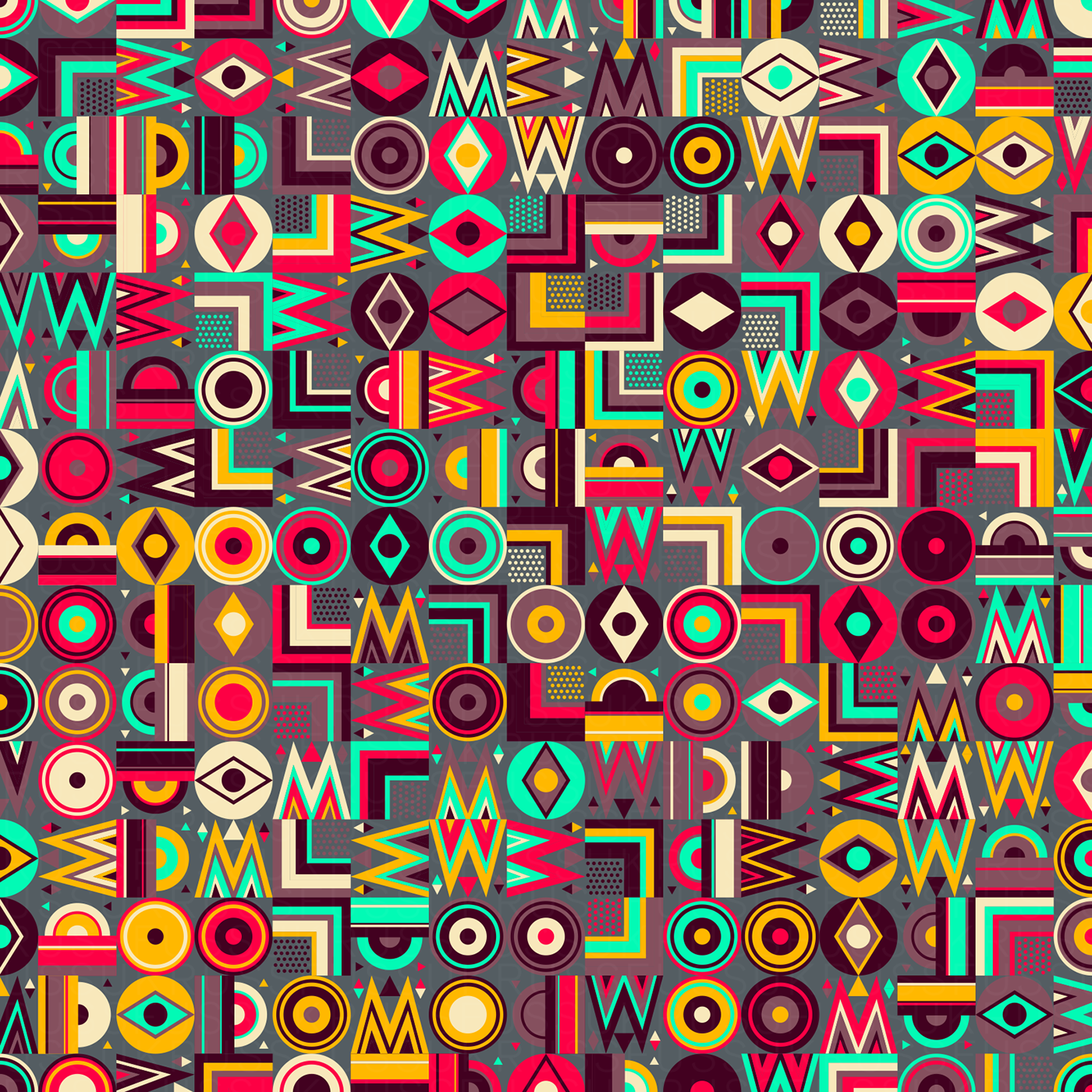 pattern aztec generative processing geometry