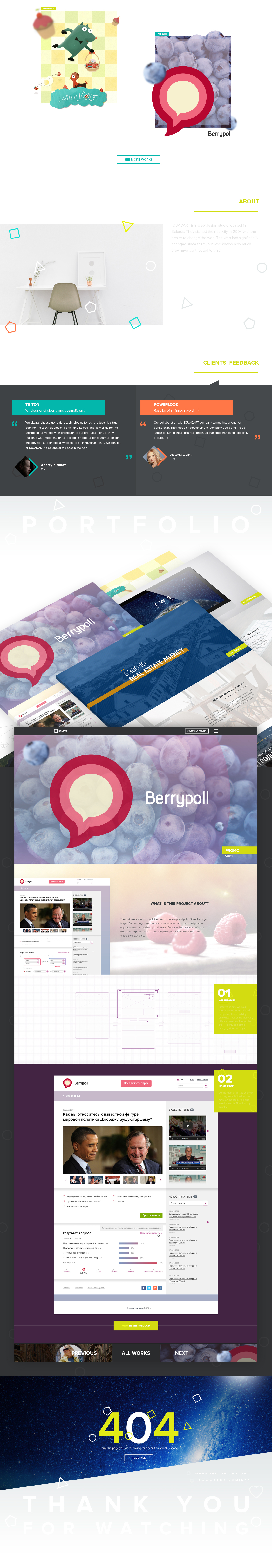 UI ux Website Webdesign development Web color agency interactive belarus