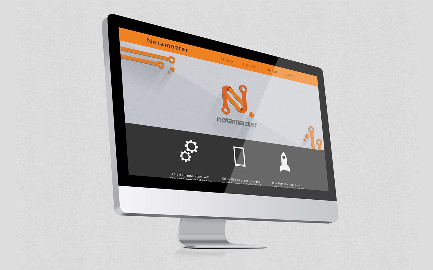 IT Consultant software engineer orange logo identity particles circuits IT consultant