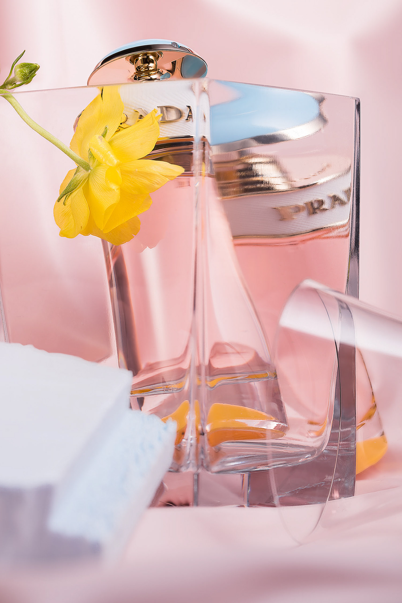 perfume installation refraction setdesign still life