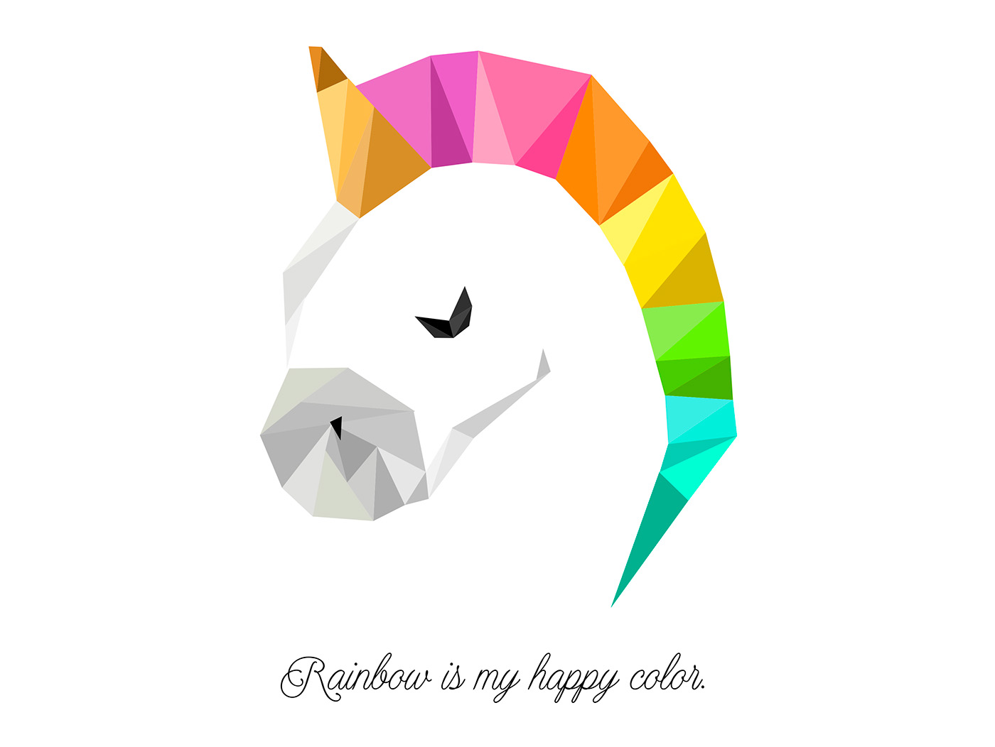 #unicorn #rainbow #happy color