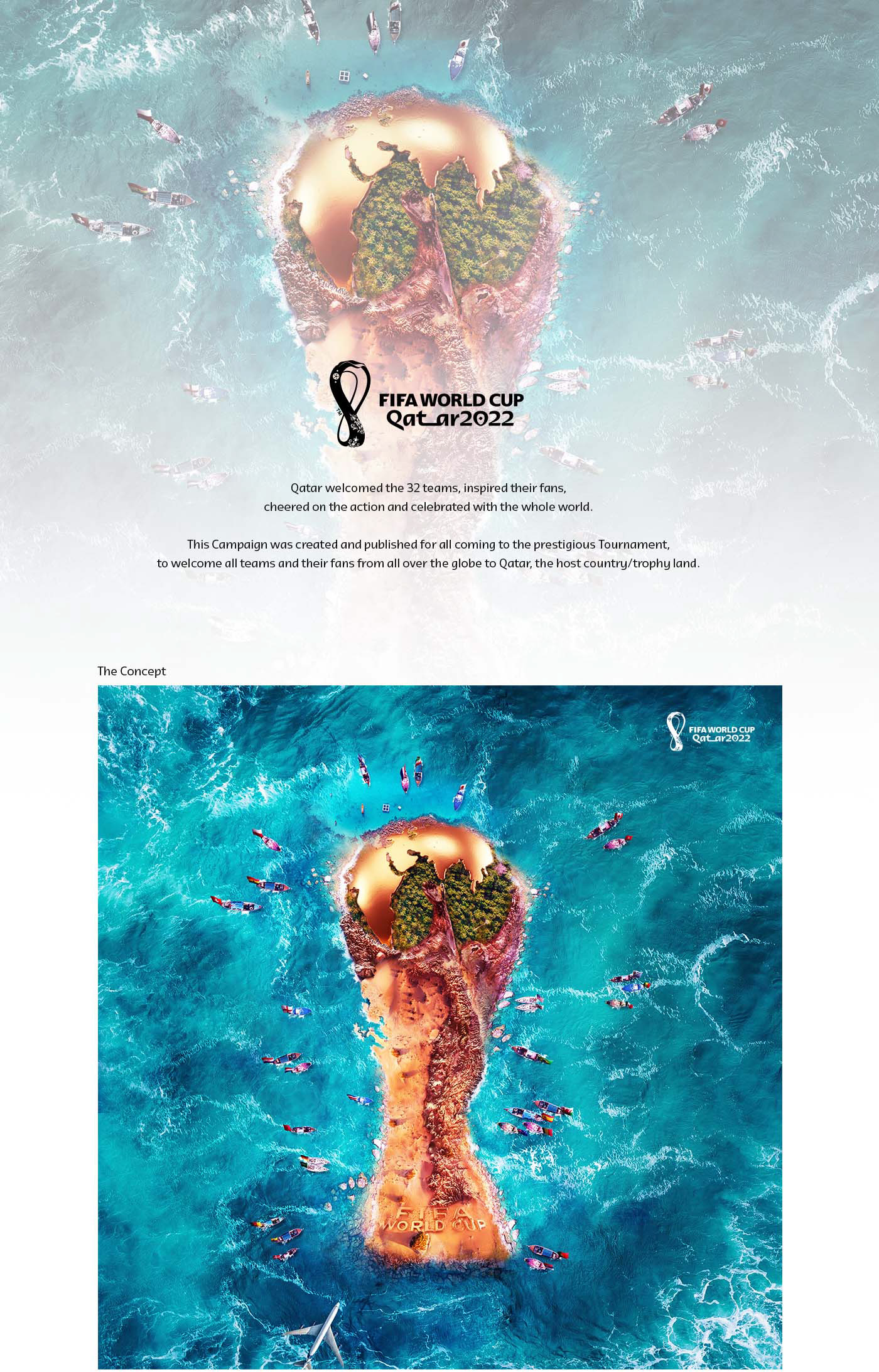 concept FIFA World Cup photomanipulation Qatar qatar2022 Sports Design trophy visual