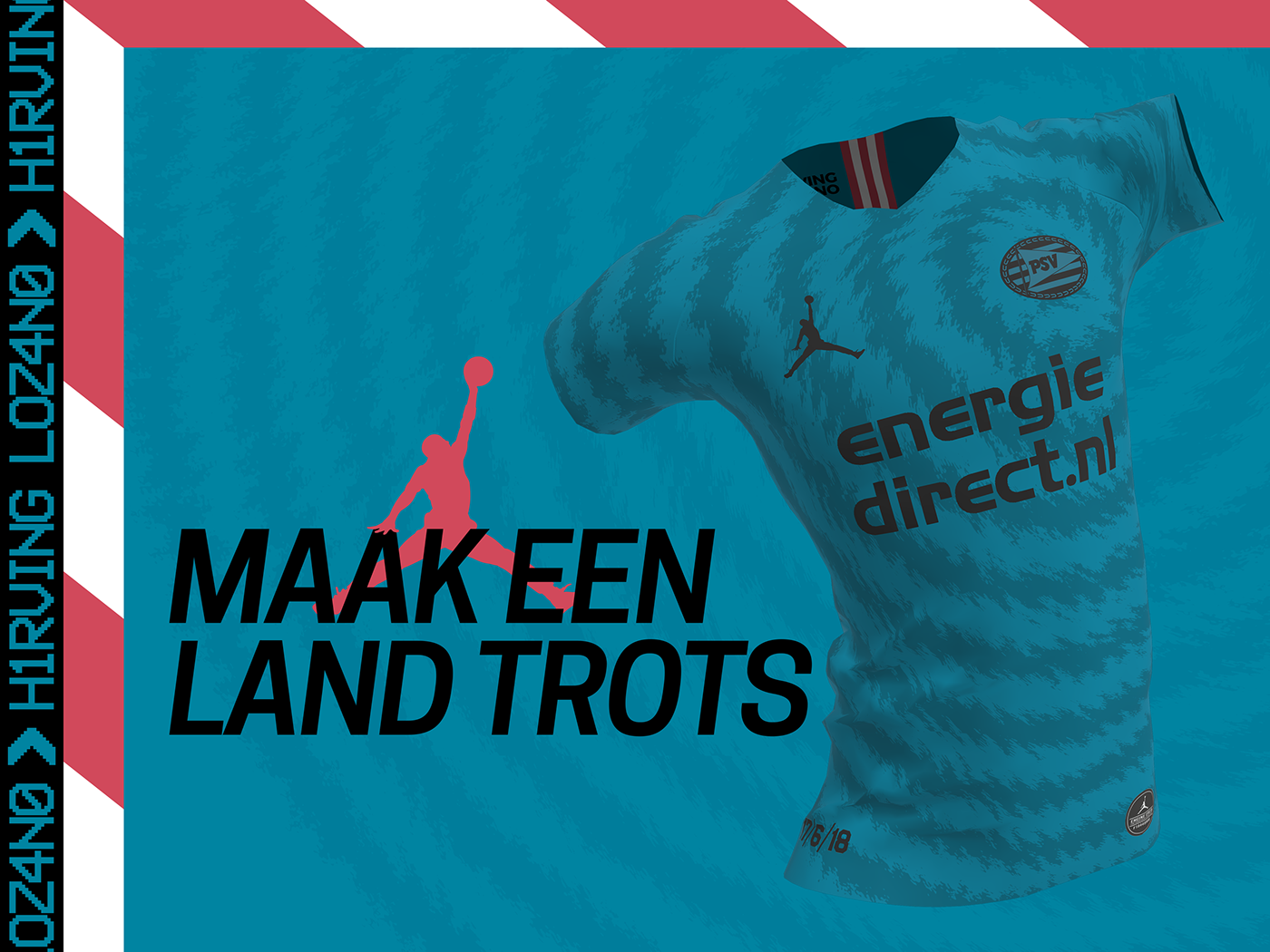Nike jordan PSV football kit soccer jersey shirt sport Kit Concept