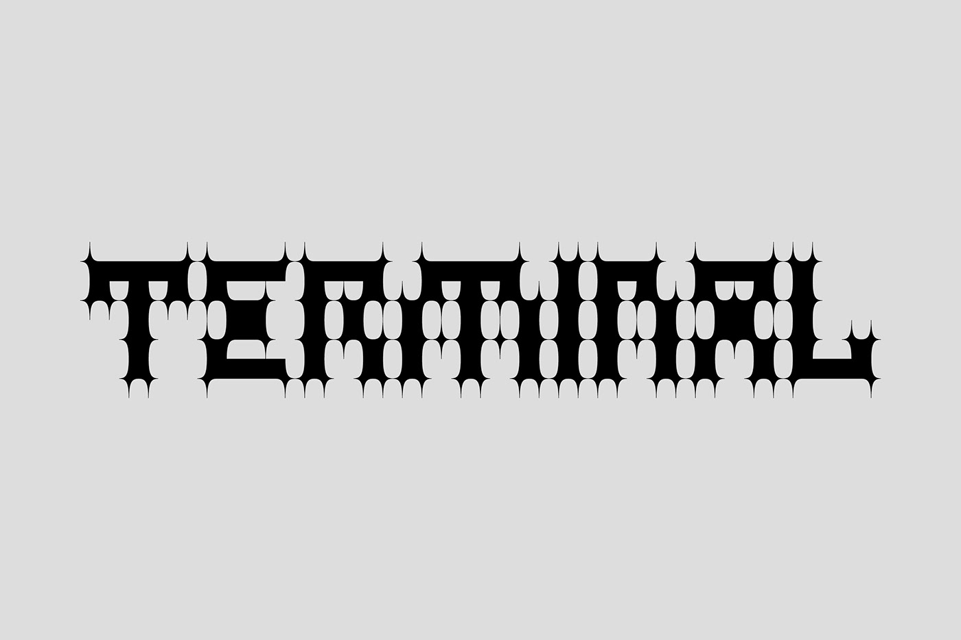 experimental font gothic lettering type type design Typeface typography  