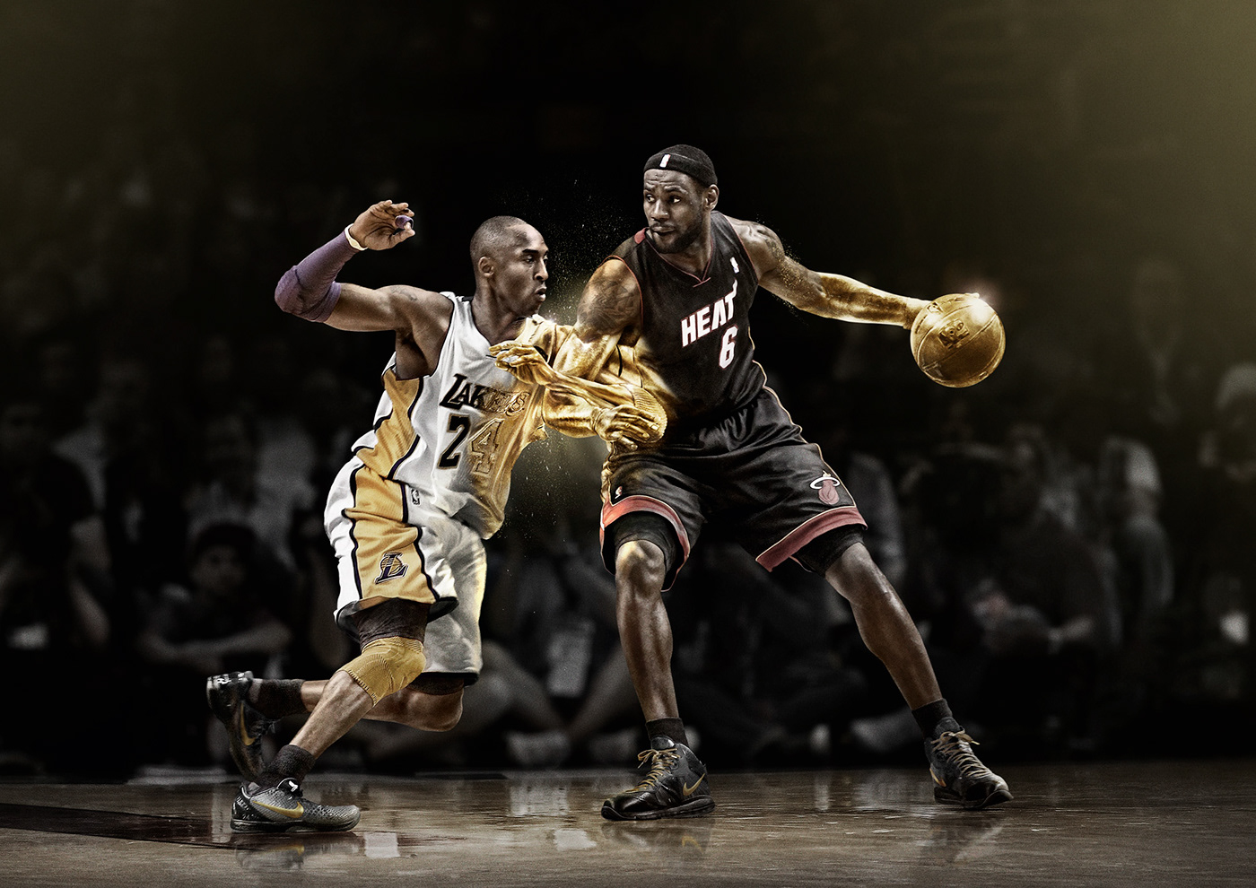 basketball effect gold gold effect kobe LeBron Nike statue