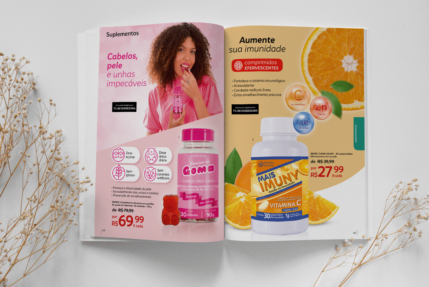 brochure brochures catalog catalog design catalogo cosmetics magazine revista