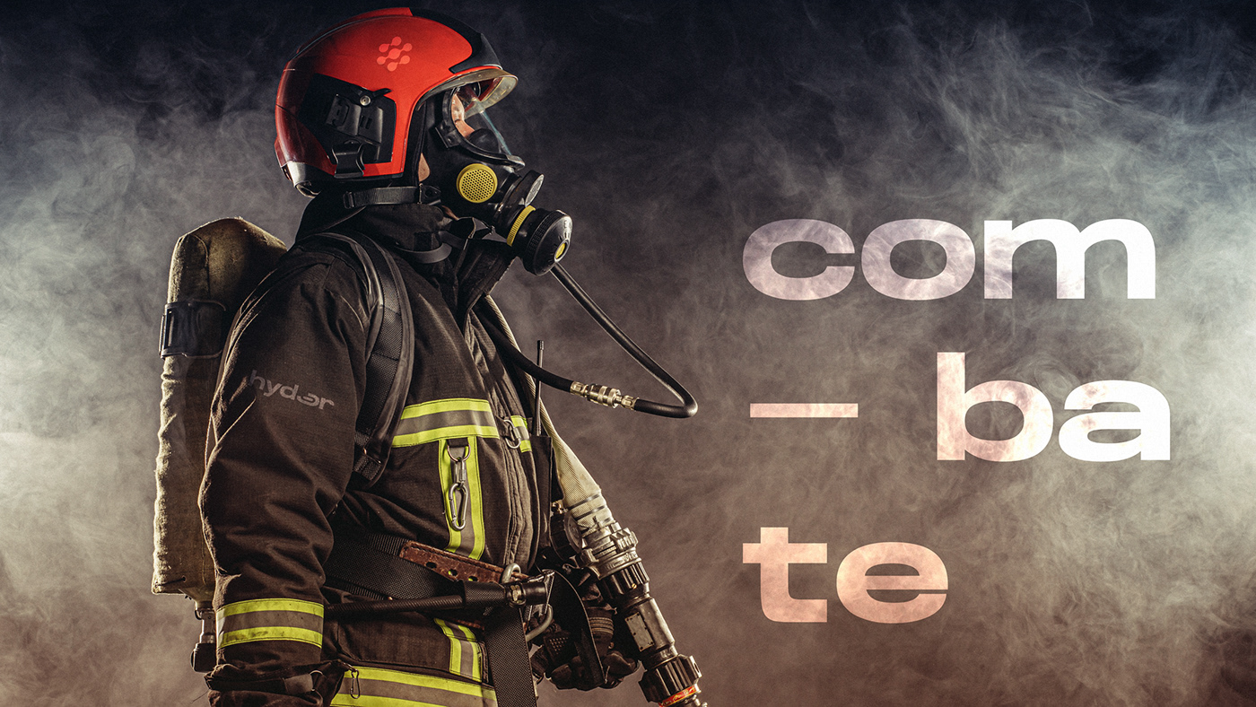 chemistry Combat design emocional  design thinking Engineering  Firefighter incendios Reactions Technology Visual Branding