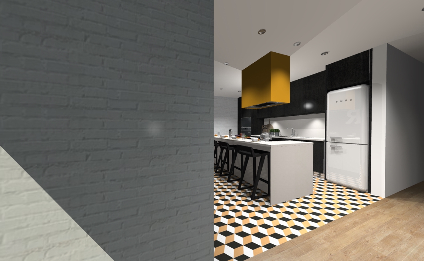 kitchen arquitectura 3D design