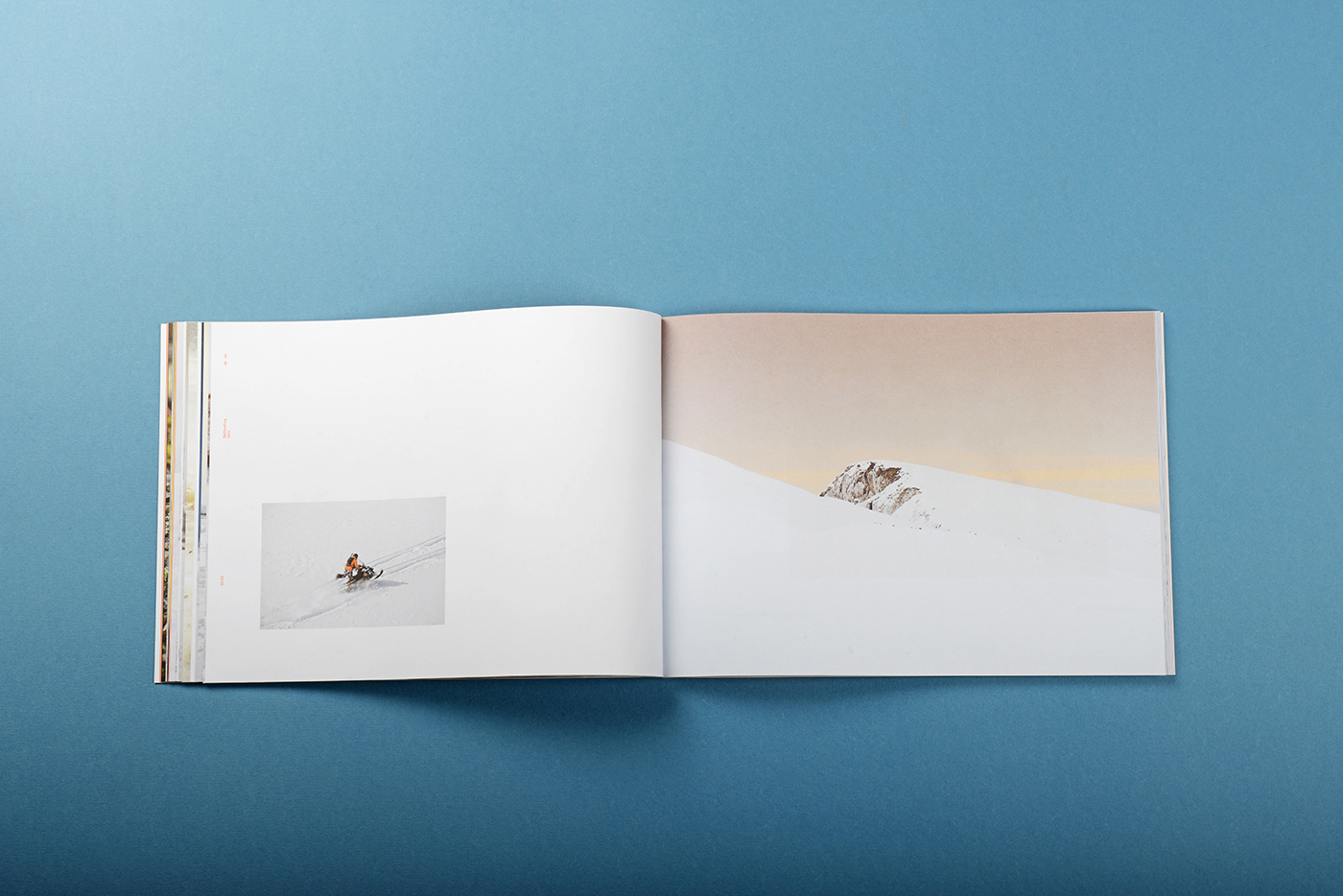 print book Album photoalbum 29production kuzmichev Rosan snowmobiles Sleds Nature mountains editorial