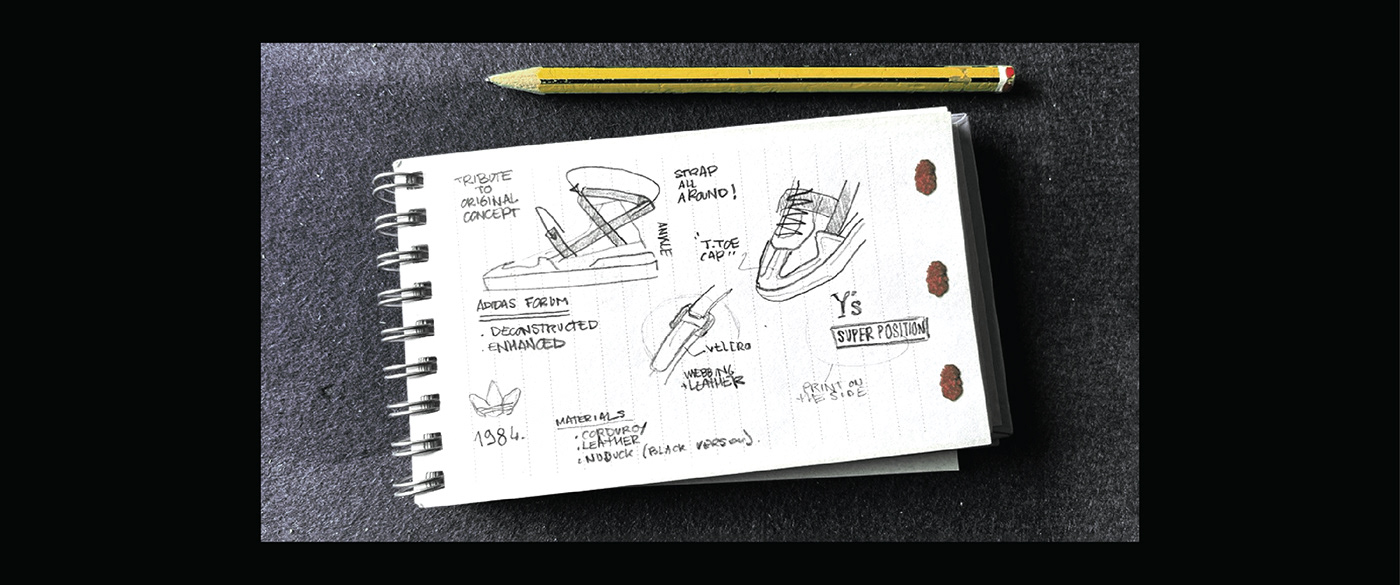 adidas footweardesign footweardesigner industrialdesign productdesign SneakerDesign Y-3 y's yohjiyamamoto