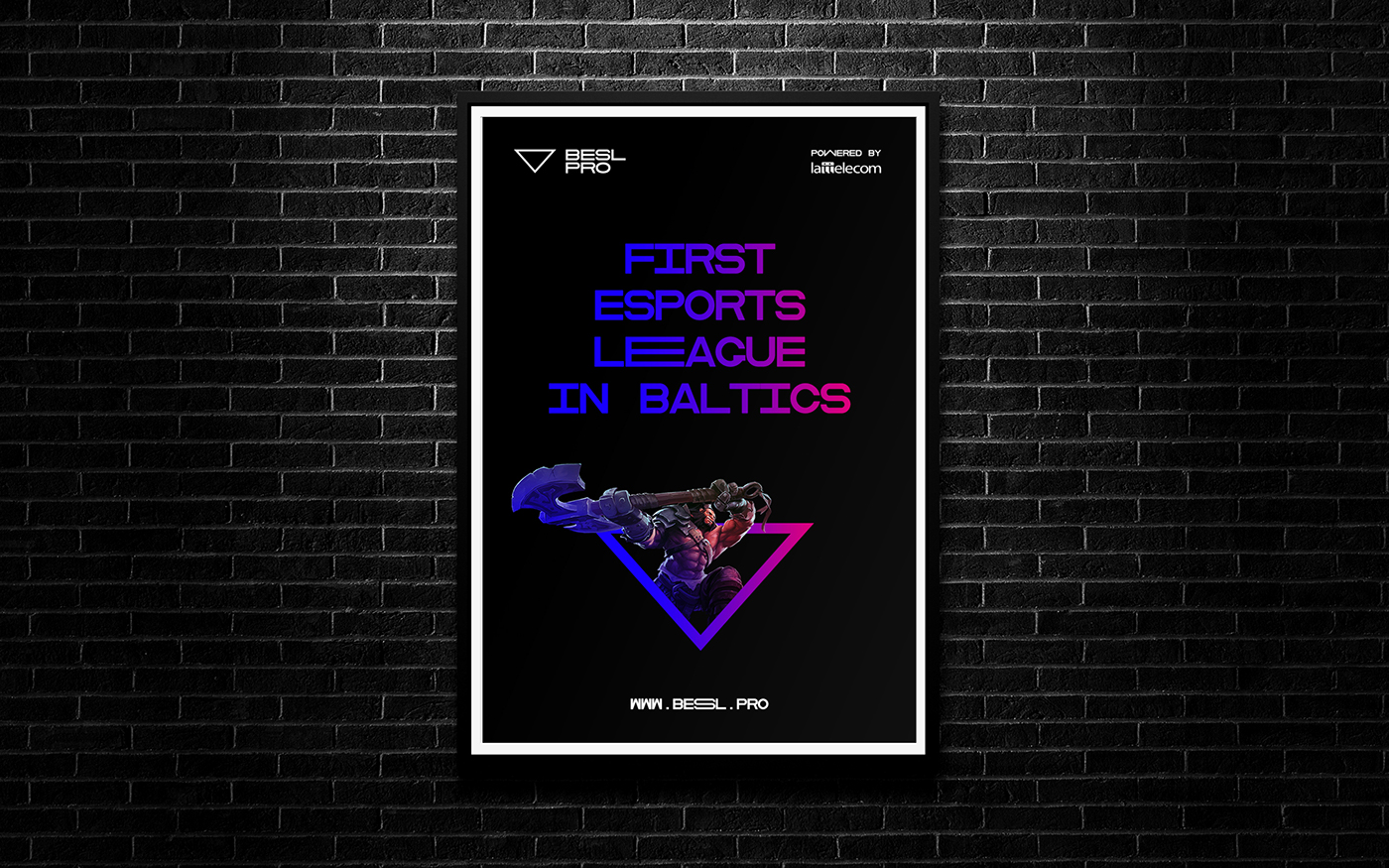esport branding  clean dark neon typography   Gaming