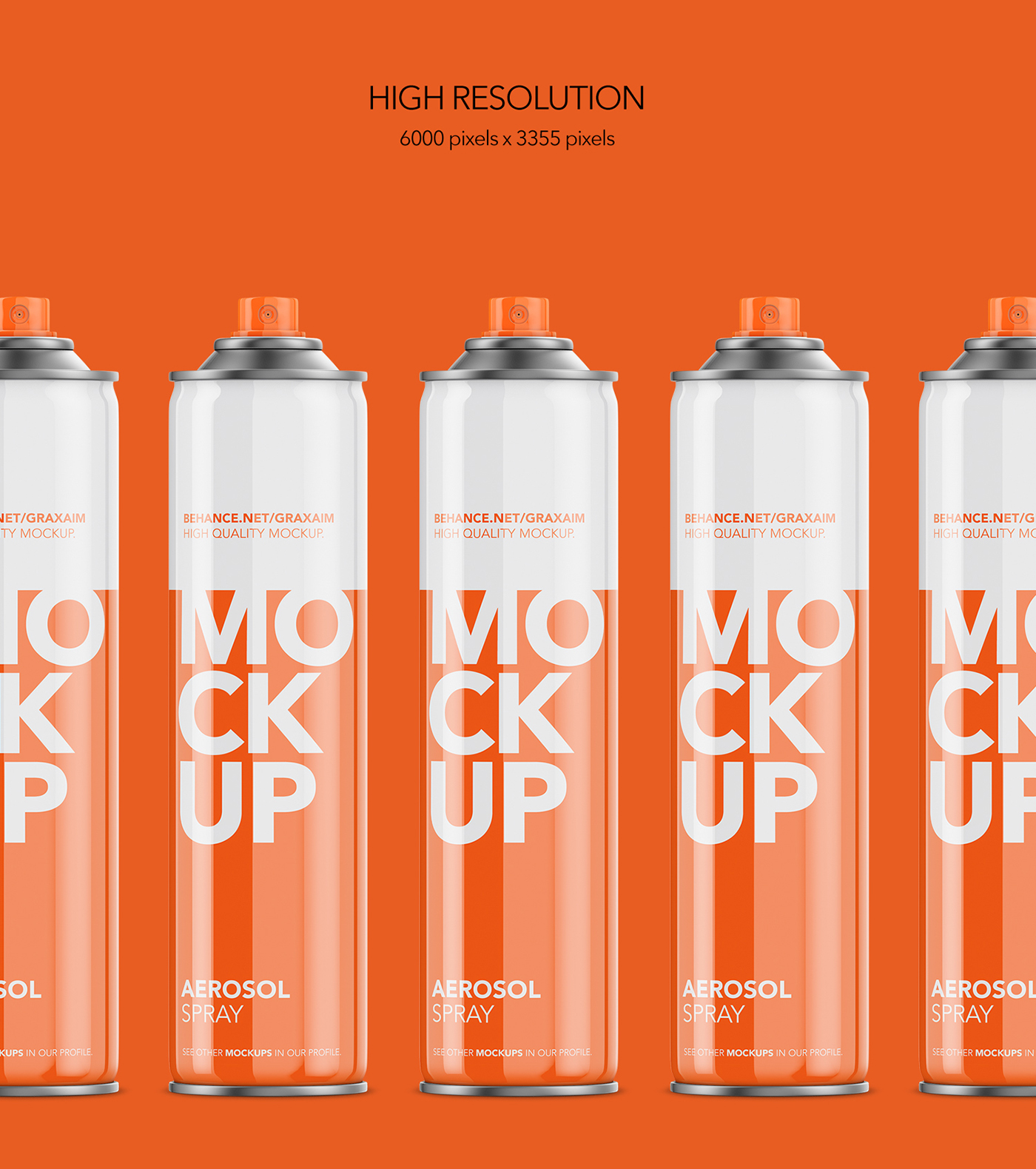 Download Aerosol Spray - Mockup on Behance