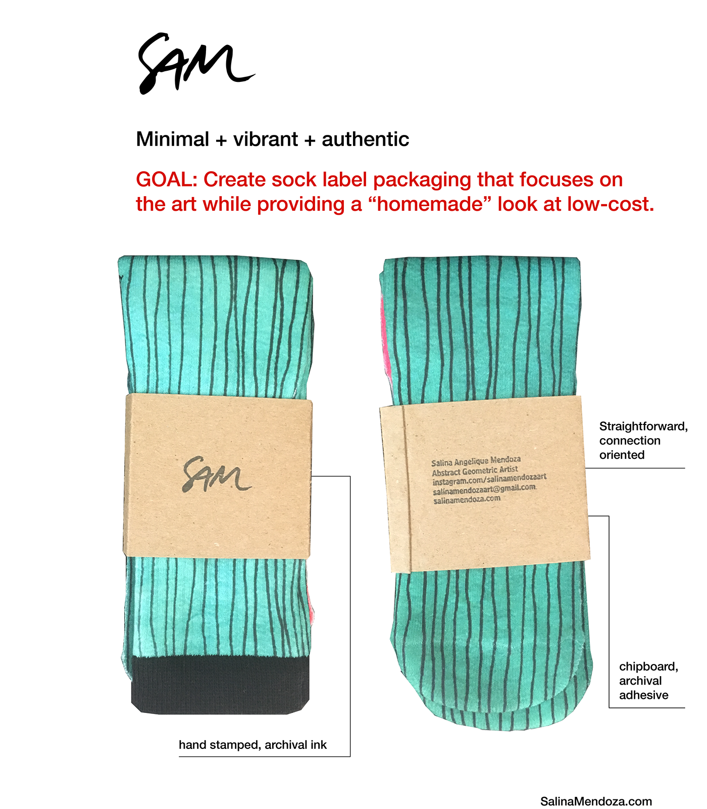 Sock Packaging sock packaginglabel sock label package design  minimal Minimal Package Design Low Cost minimal packaging homemade chipboard