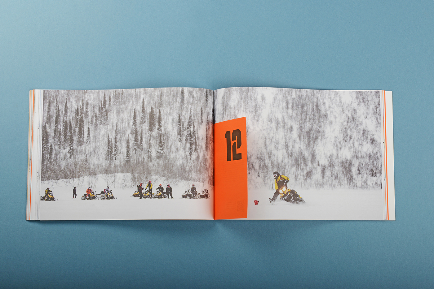 print book Album photoalbum 29production kuzmichev Rosan snowmobiles Sleds Nature mountains editorial