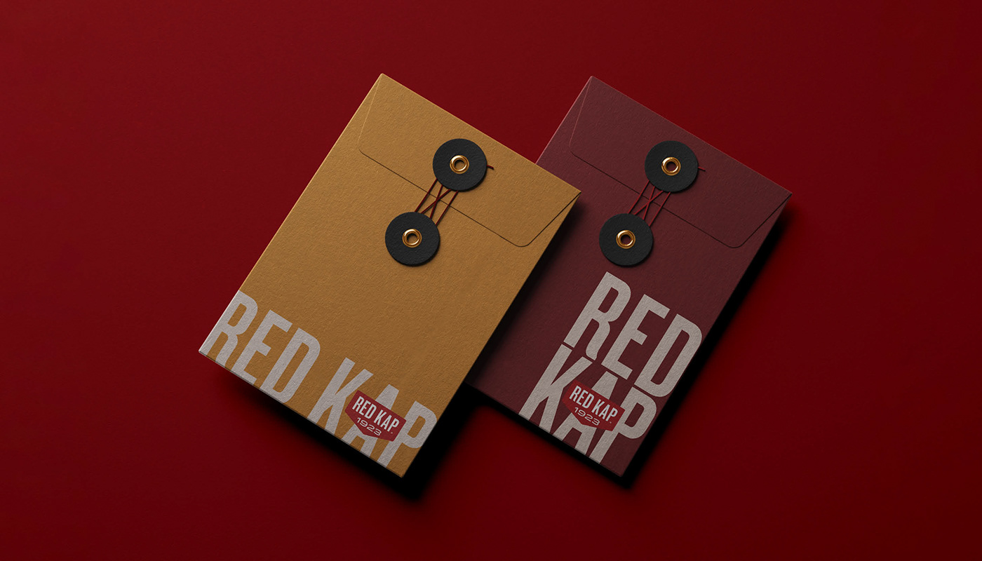 brand Brand Design brand identity design graphic design  identity Logo Design Red Kap typography   visual identity