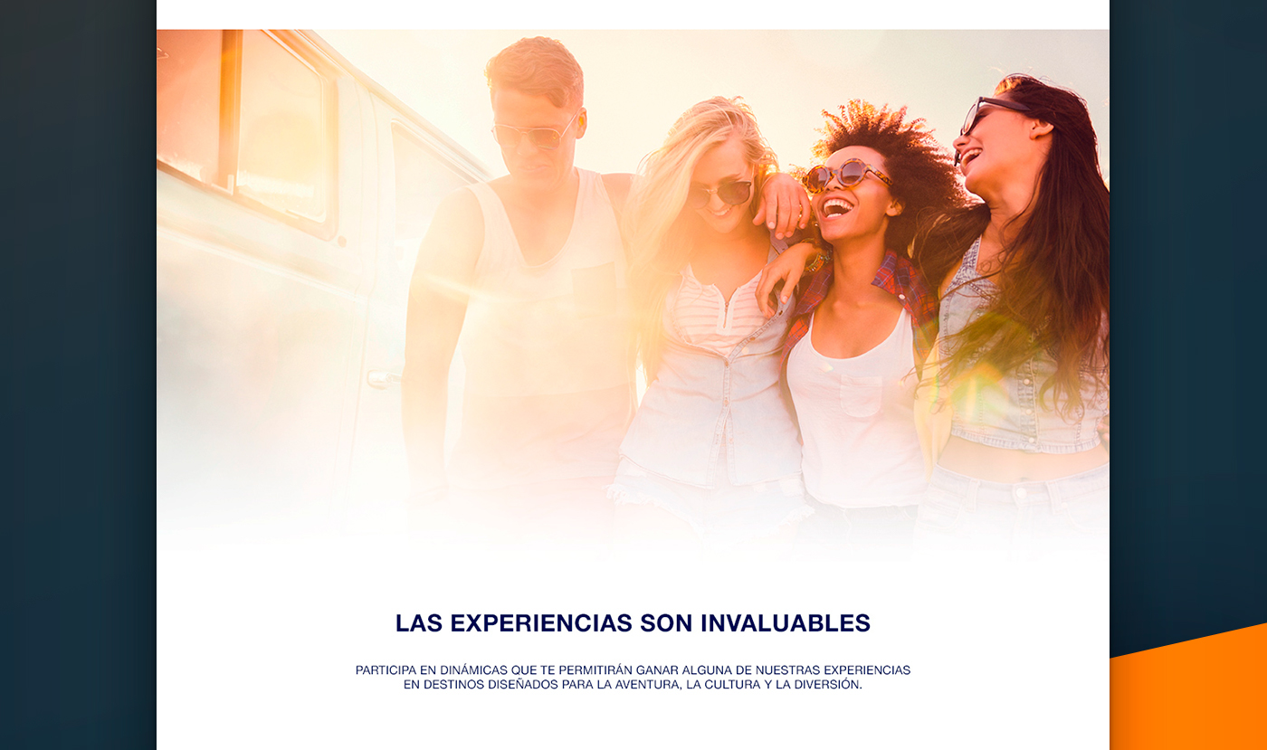 Aeromexico Club Premier Visa santander credit card landing Level premium millennial 3D infographic rewards itzavu