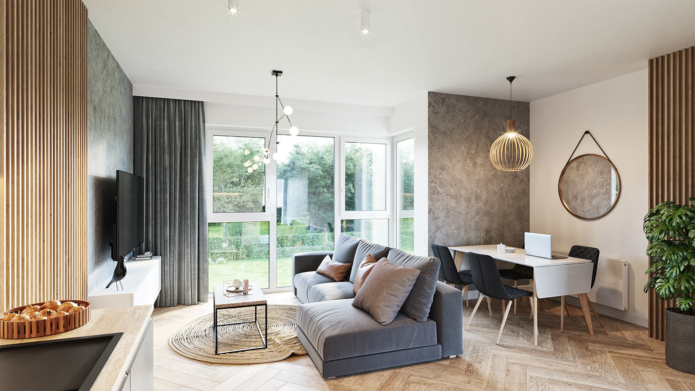 design Interior Render rendering sofa visualization