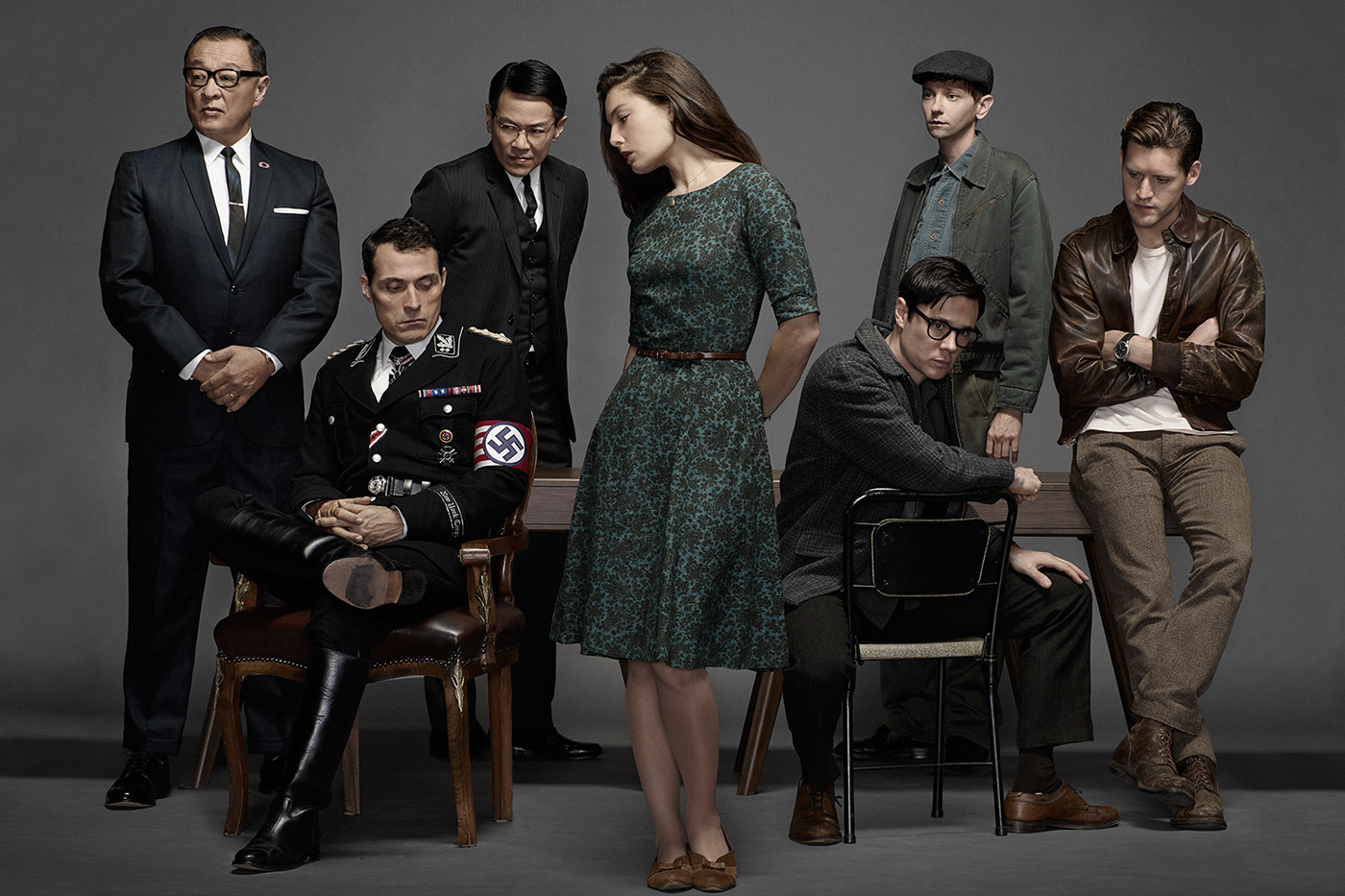 Streaming series cast of  "Man In The High Castle"