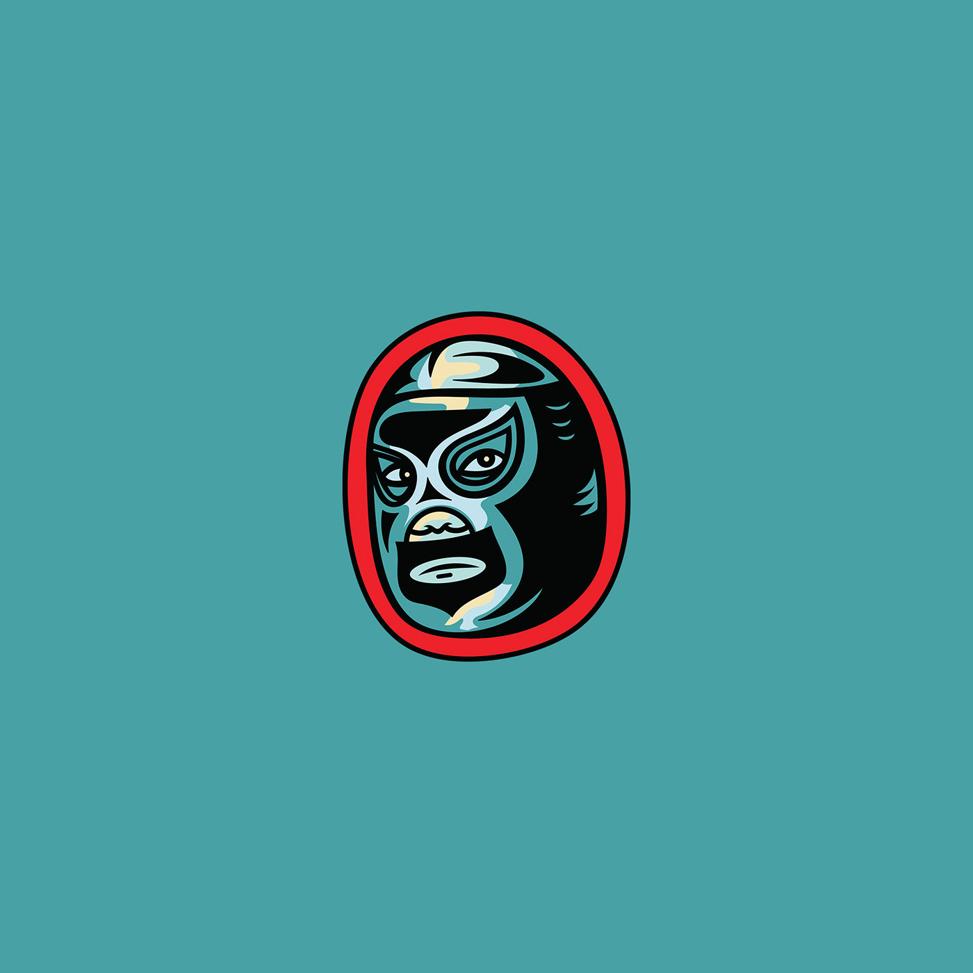 el santo mexico luchador legend the saint Wrestling symbol lucha Logo Design art direction 