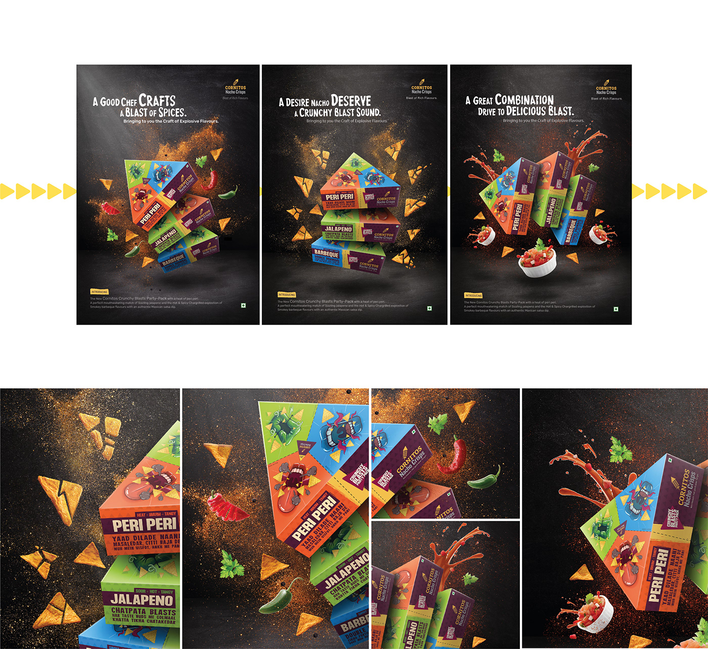 Advertising Campaign packaging design