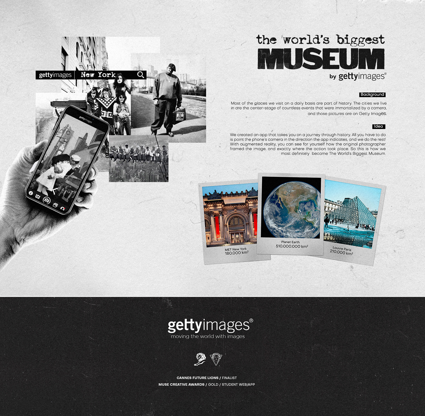 Getty Images museum Advertising  Cannes Cannes lions Future Lions chile muse Muse Creative Awards gold