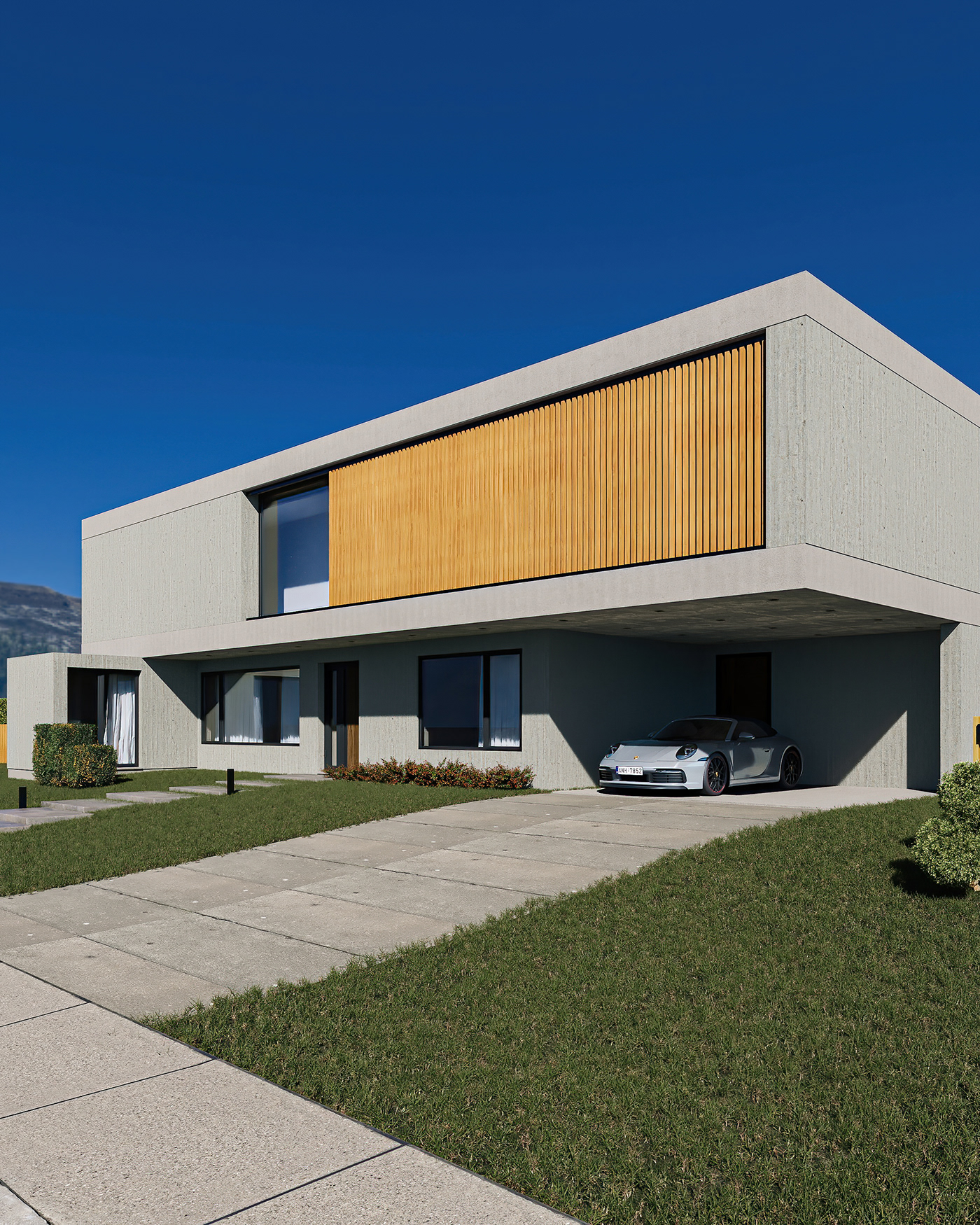 architecture visualization 3D Photography  photoshop exterior house 3ds max archviz CGI