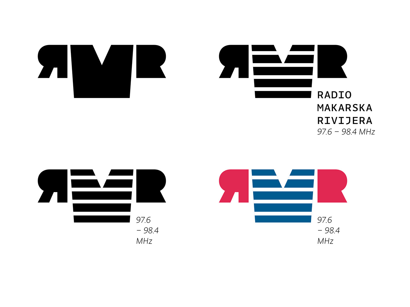 redesign logo animation  RMR