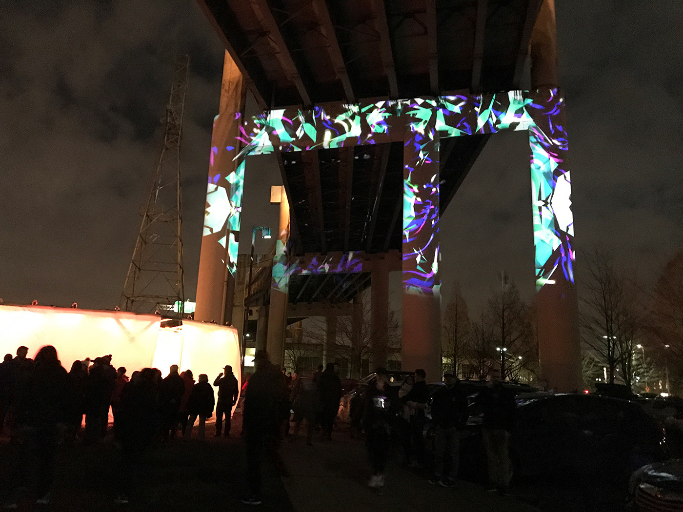 motion design projection mapping video installation VJ Experience public art