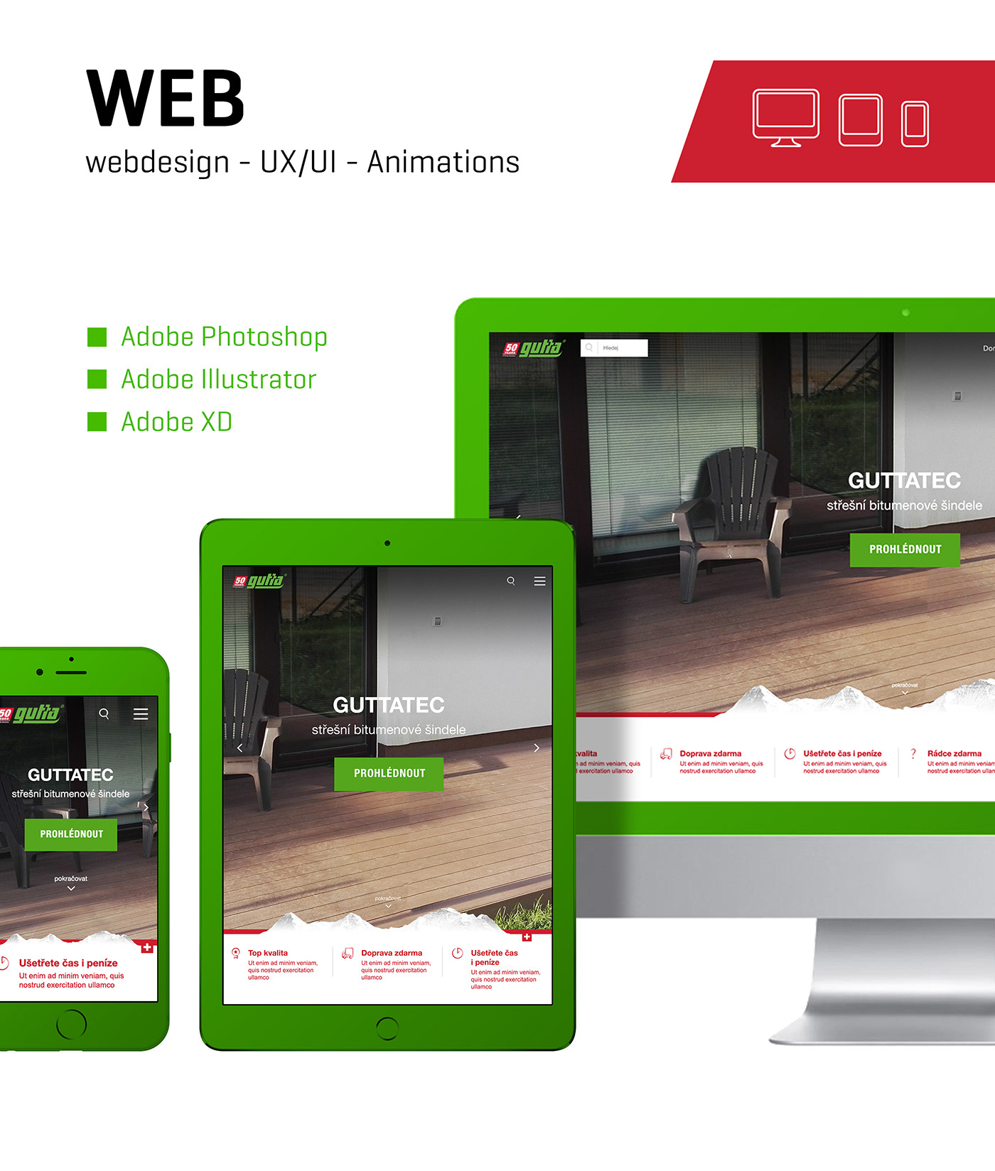 Webdesign illustrations animations videos html5