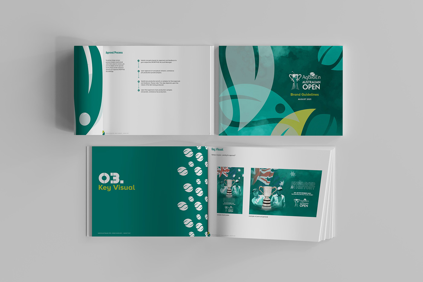 Australian Open billboard design Event Event collateral golf graphic design  Logo Design prints Sports Design visual design
