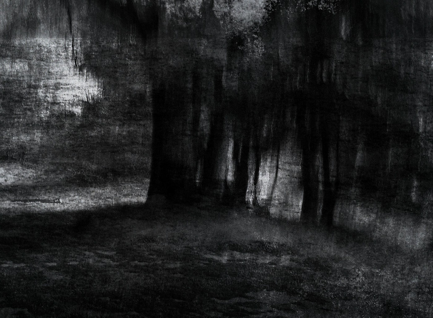 Nature darkness Landscape impressionism fine art photography movement black and white