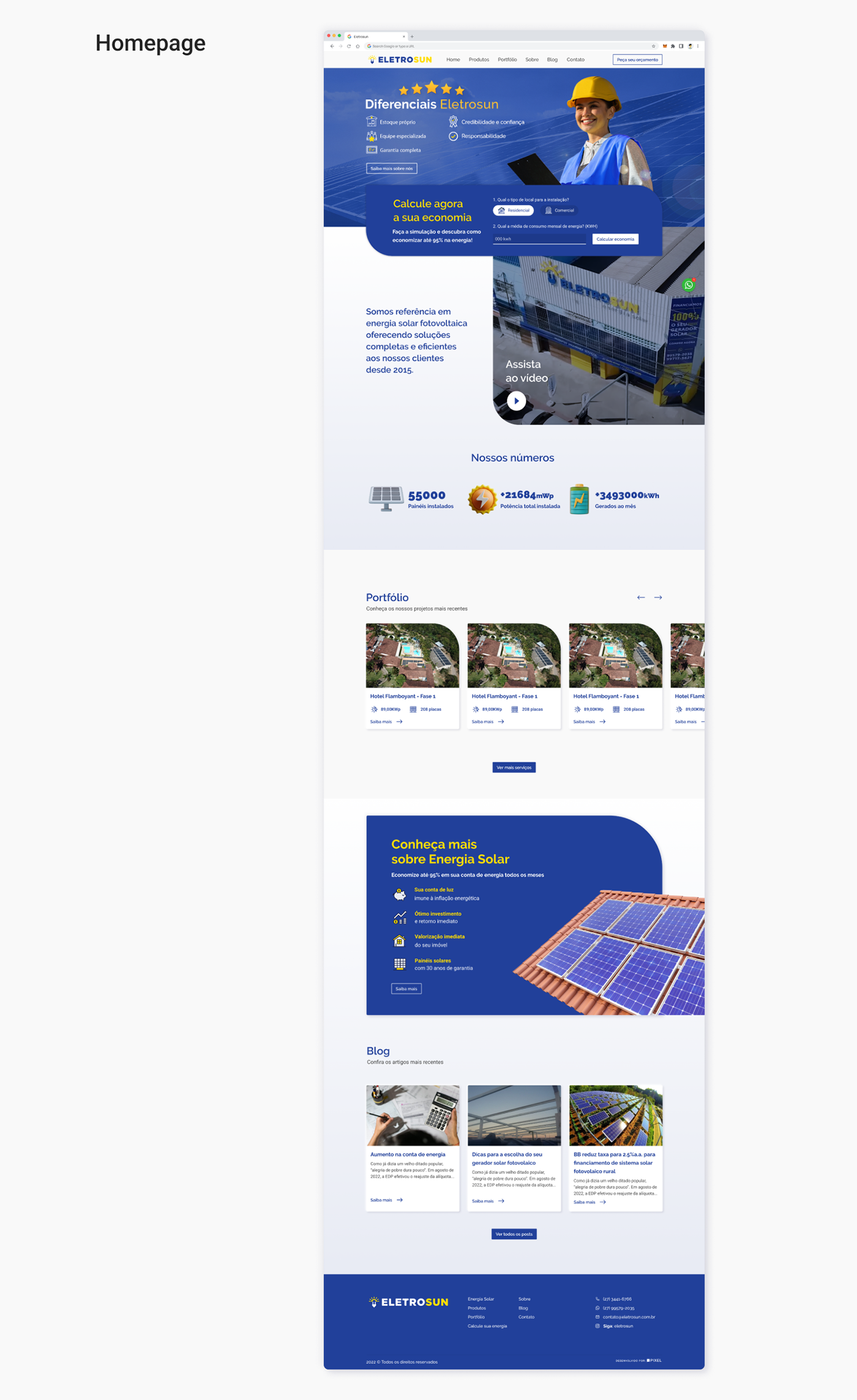 solar panel ui design Website Web Design  user interface