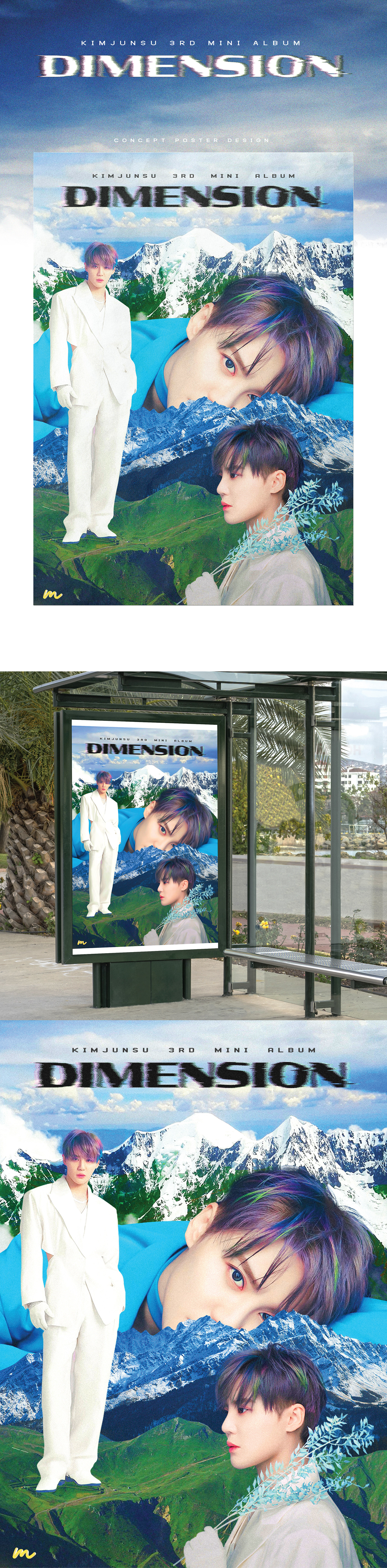conceptposter design dimension kpop poster xia XIAJUNSU 김준수 아이돌 포스터