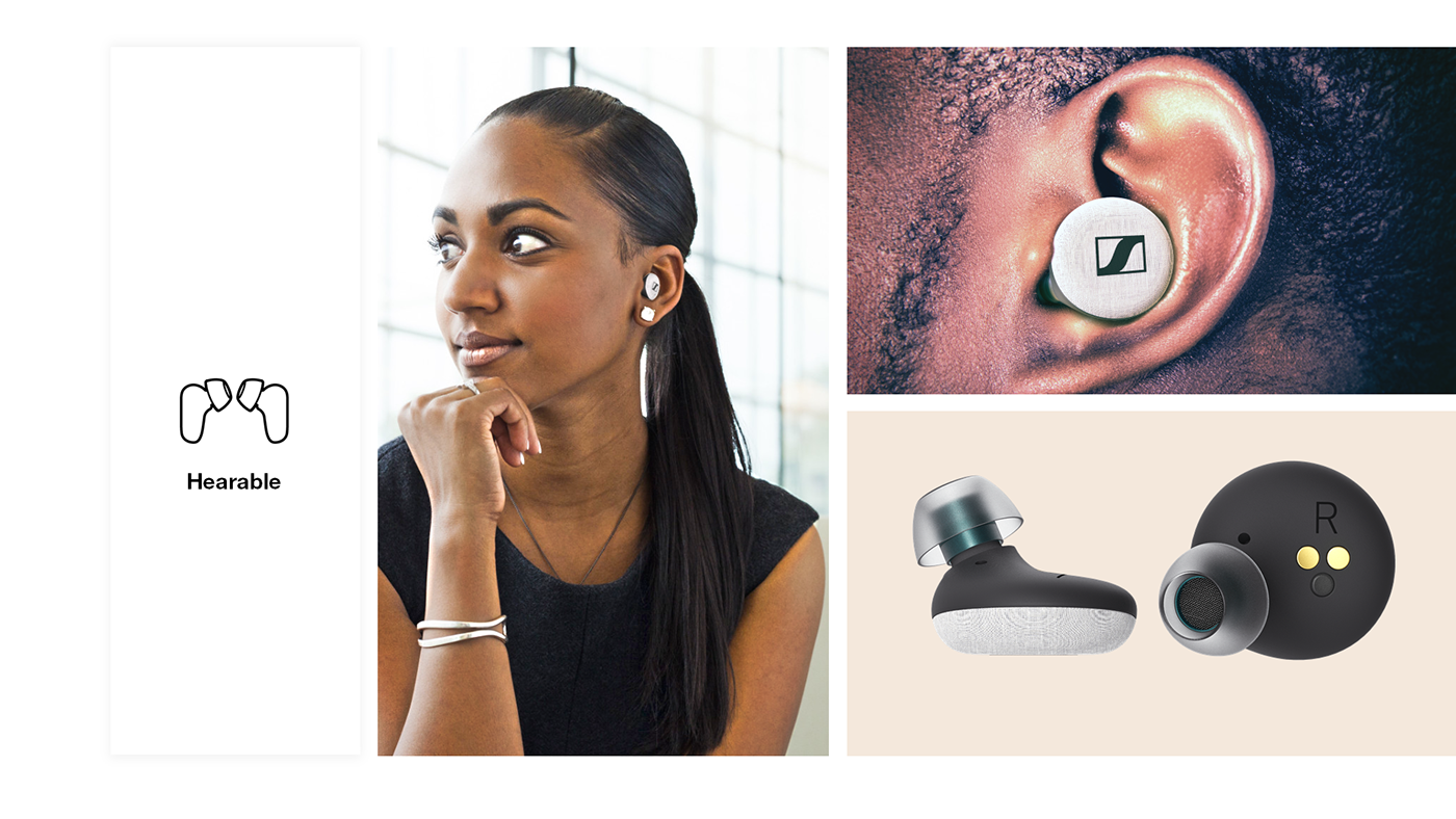 sennheiser future office hearables headphones speaker textile Audio workplace product family