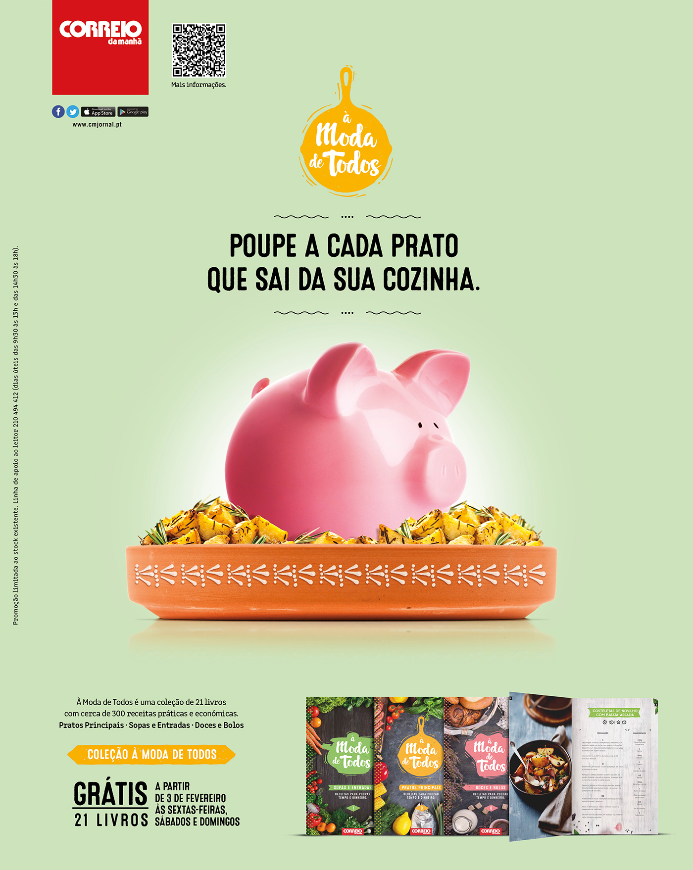 Correio da Manhã Cofina pig Cook Book Portugal Food  tradition youth