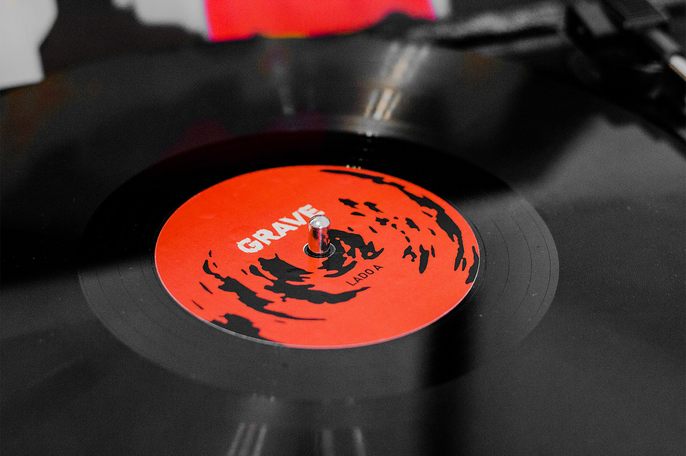 vinyl LP record music sound animation  motion Glitch psychedelic Album