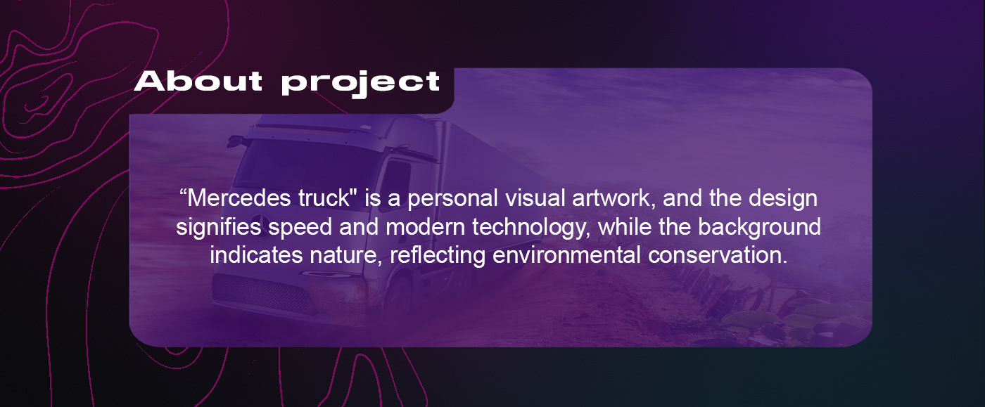 car Advertising  manipulation Digital Art  artwork visualization Social media post design ads Truck