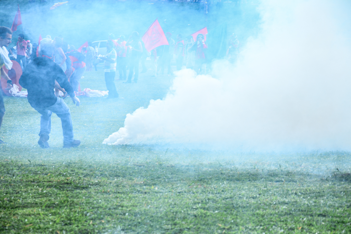 violence tear gas corruption protest photojournalism  conflict