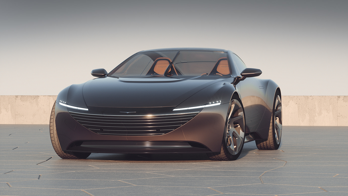 automotive   car Vehicle automobile industrial design  concept aesthetic 3D CGI interior design 