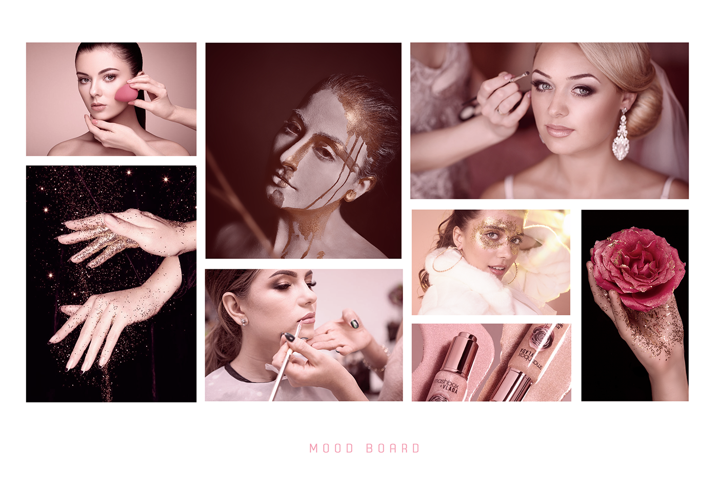 makeup pink feminine girl rose beauty Love lipstick brush mousa