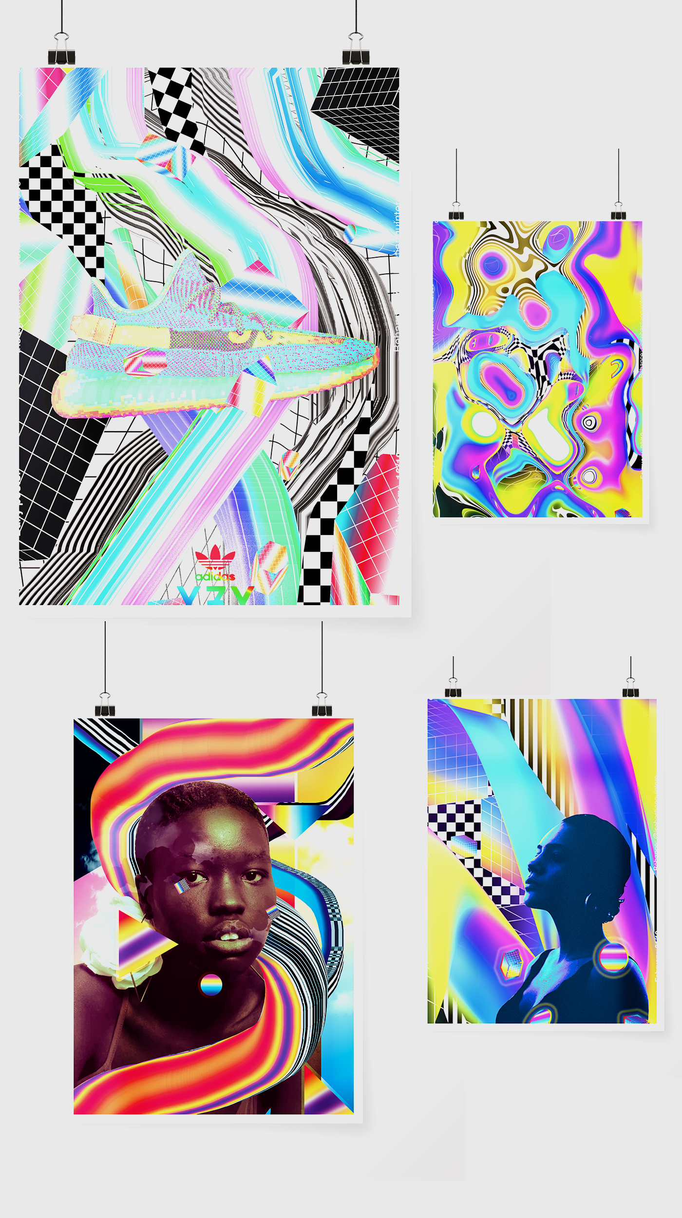 poster abstract gradient photoshop Illustrator design art digitalart posterdesign Collection