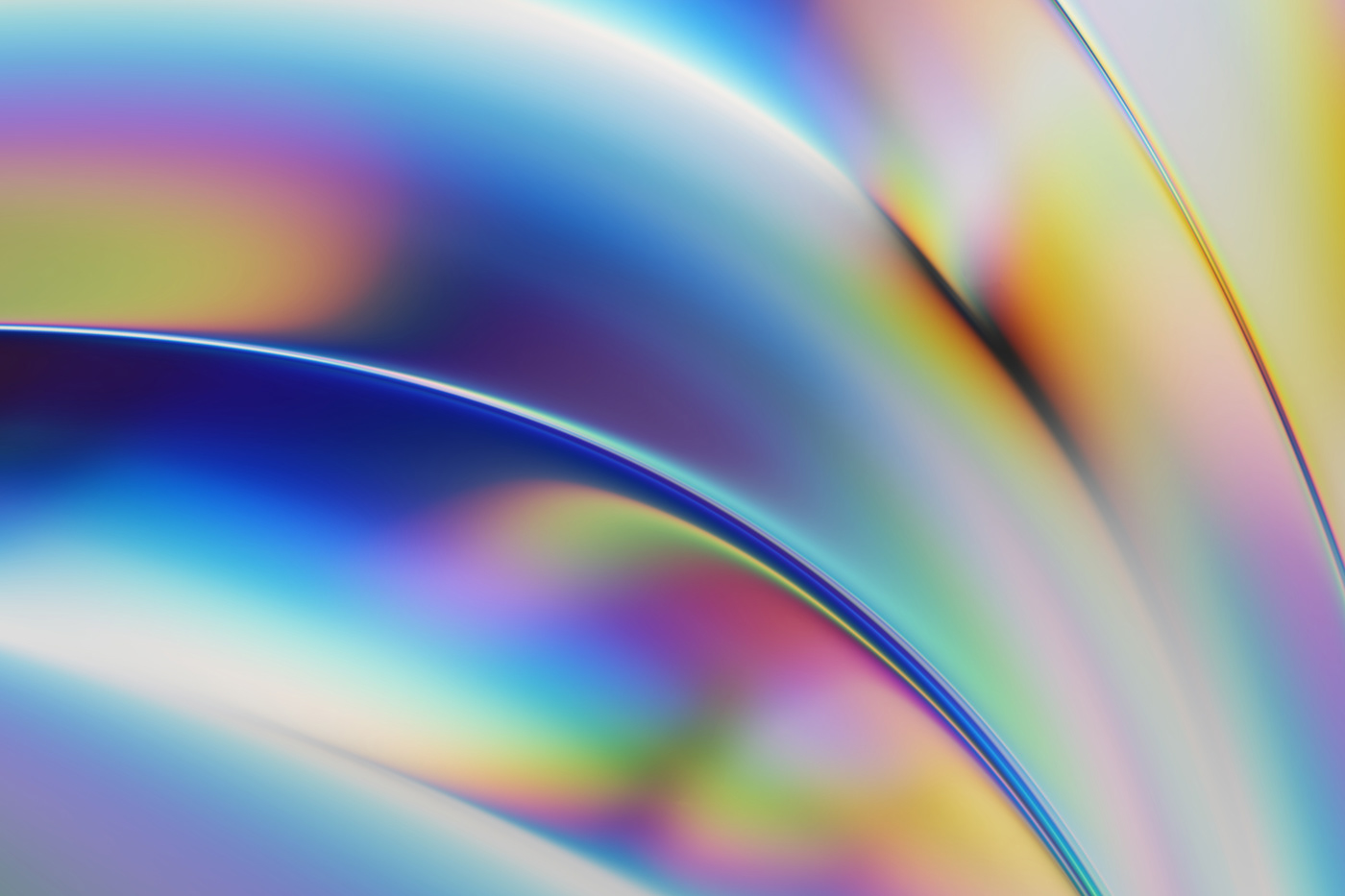 holographic colorful light Abstract Art chroma chromatic aberration spectrum blur glass refraction
