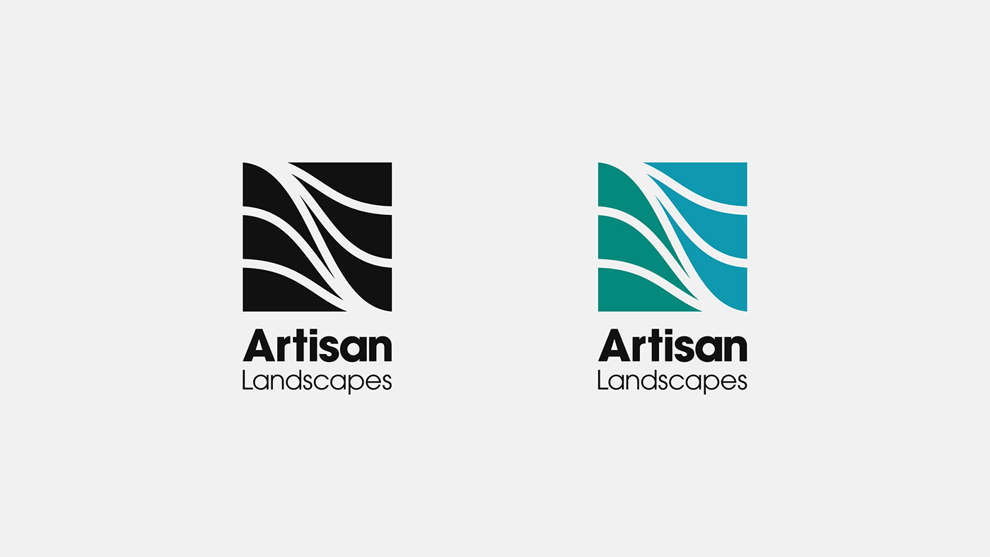 logo brand identity Logotype visual identity landscaping minimal minimal logo logomark branding  garden design