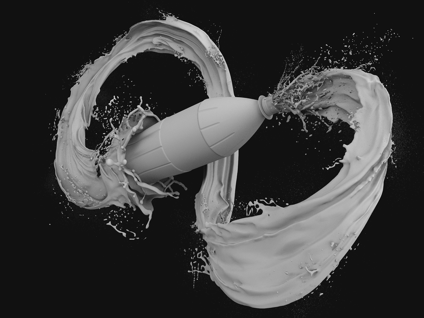 splash Liquid drink loop infinity drops