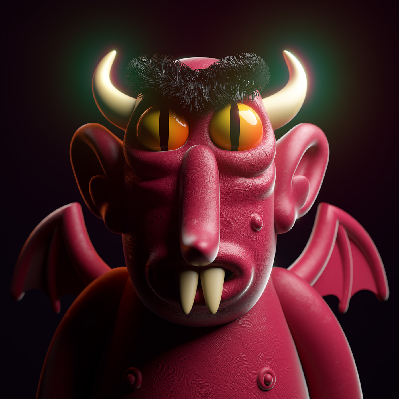 3D Character design  cinema4d modeling monster octane portrait Zbrush