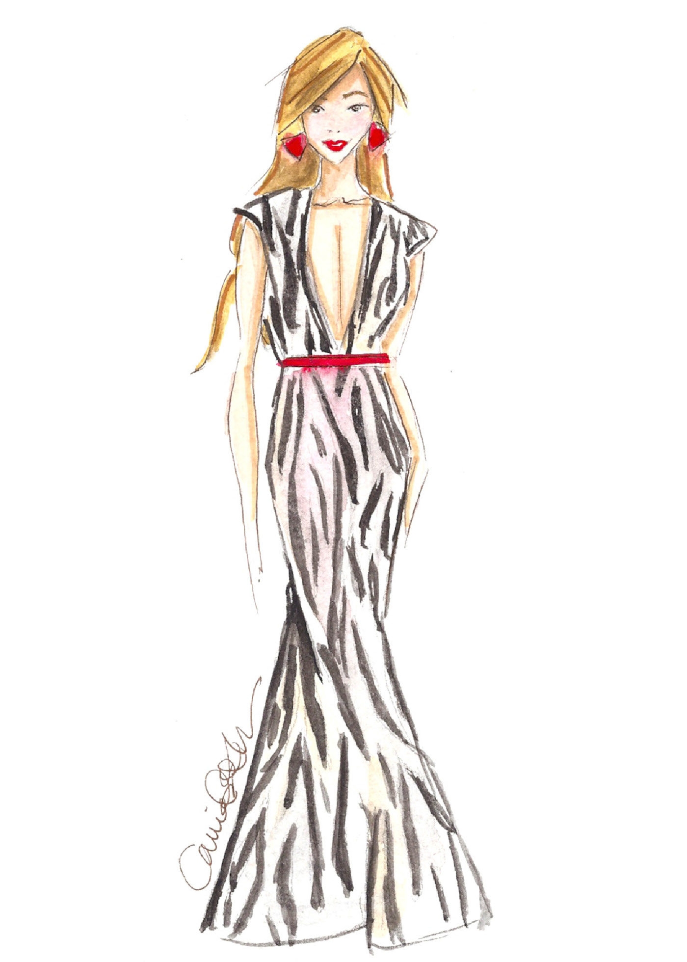 Carrie Beth Taylor - Fashion Illustration on Behance