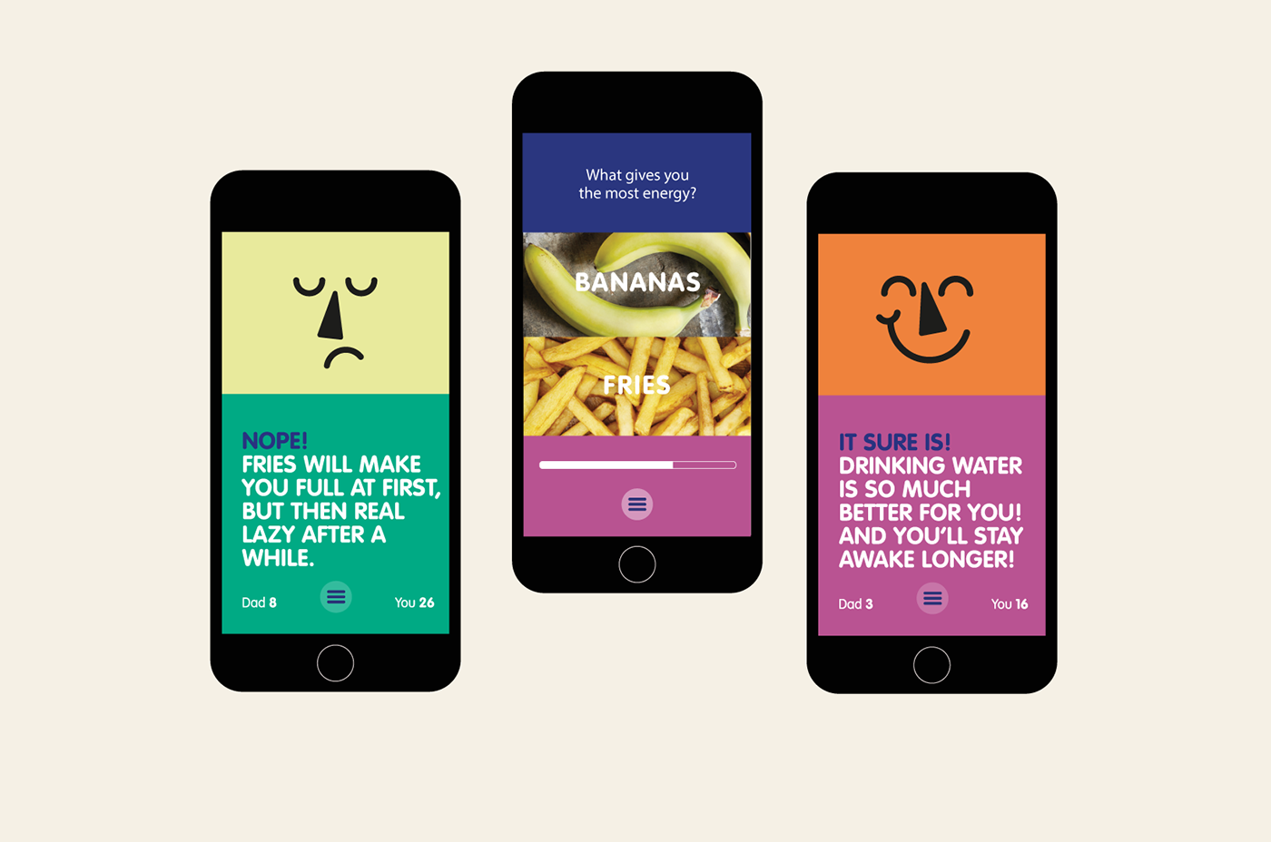 icons Sustainable kids Food  Young lions app friendly design United Nations Cannes lions